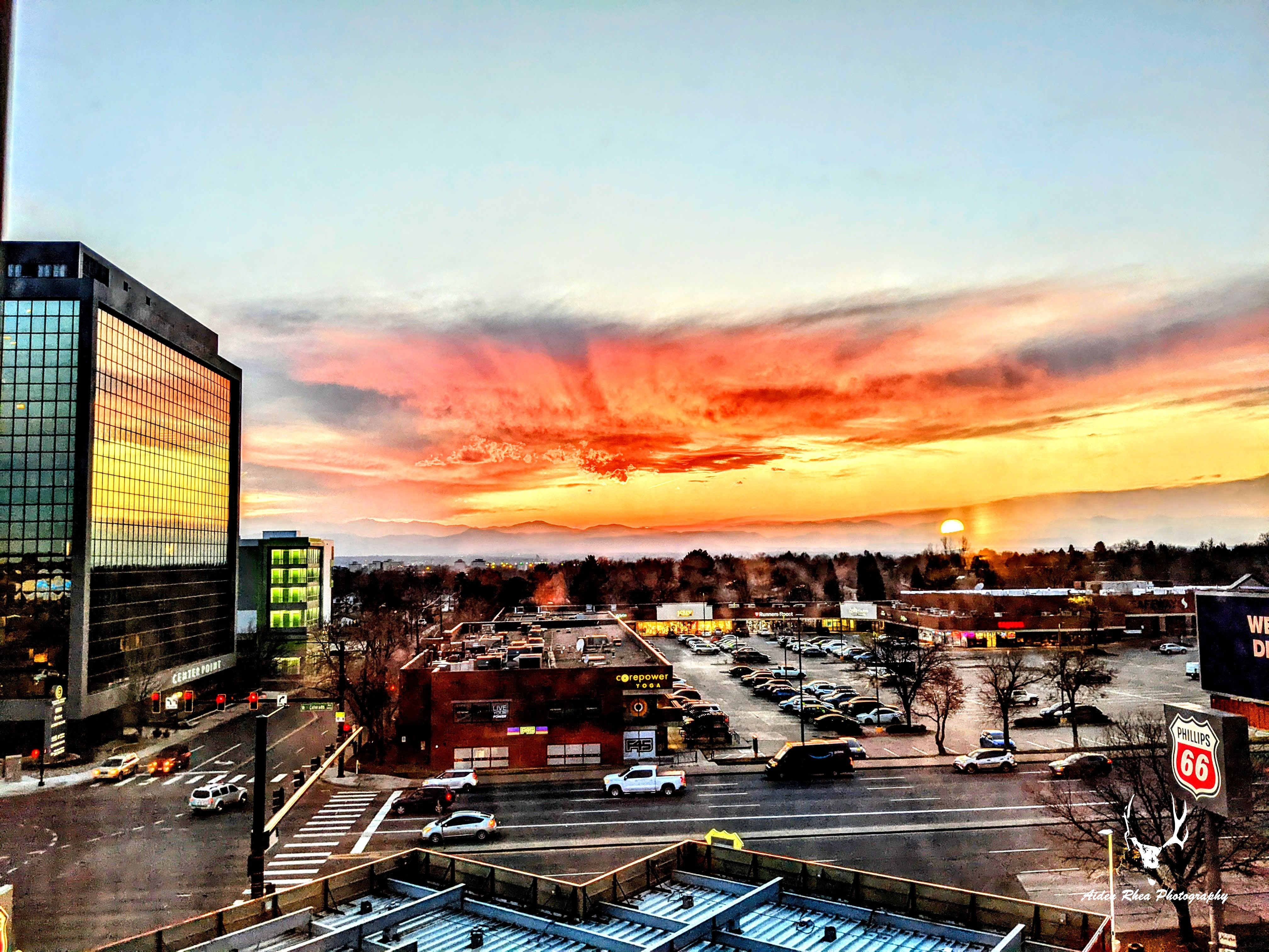 City sunset